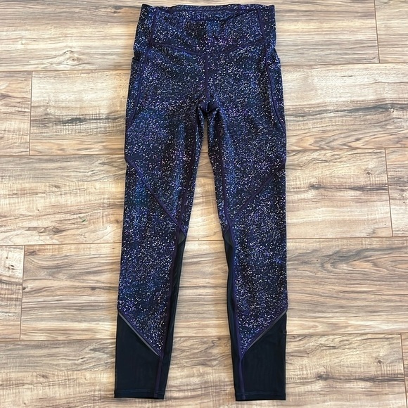Lululemon Athletica Women’s Train Times leggings size 4 Crystalline Multi/Black - Picture 2 of 6